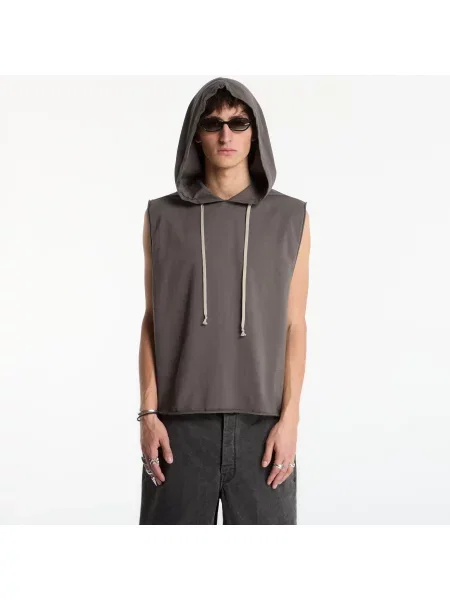Tricou Rick Owens DRKSHDW Hooded Tunic Gravel M
