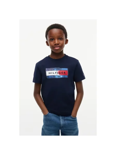 Tričko Tommy Hilfiger modrá