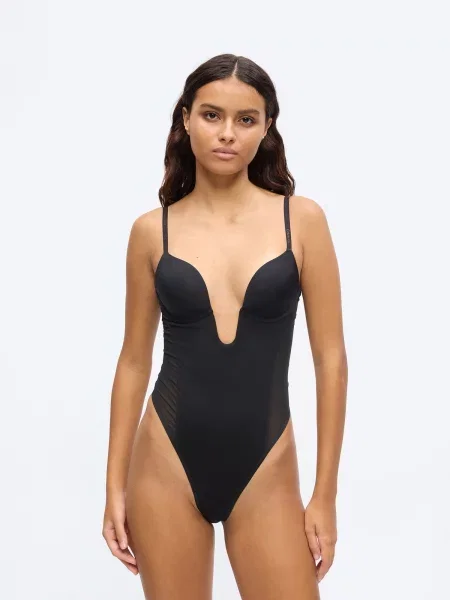 Calvin Klein Underwear Formujúce body čierna