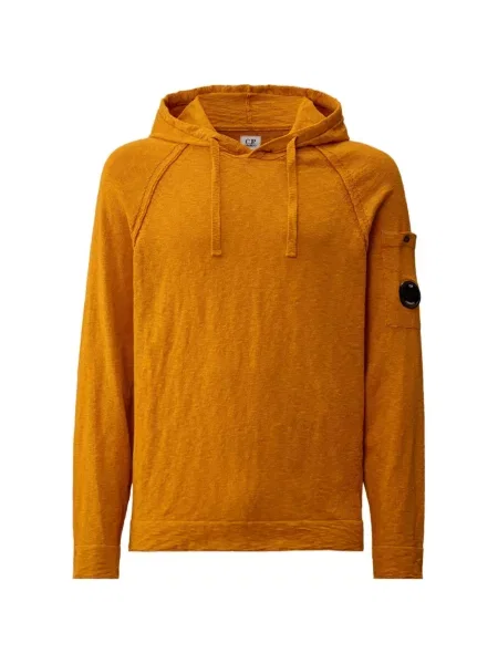 Majica s kapuljačom C.p. Company s autogramom narančasta