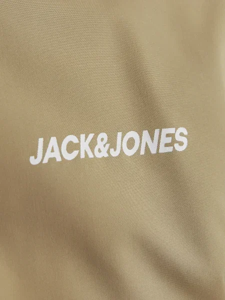 JACK & JONES Prehodna jakna JJERUSH temno bež bela