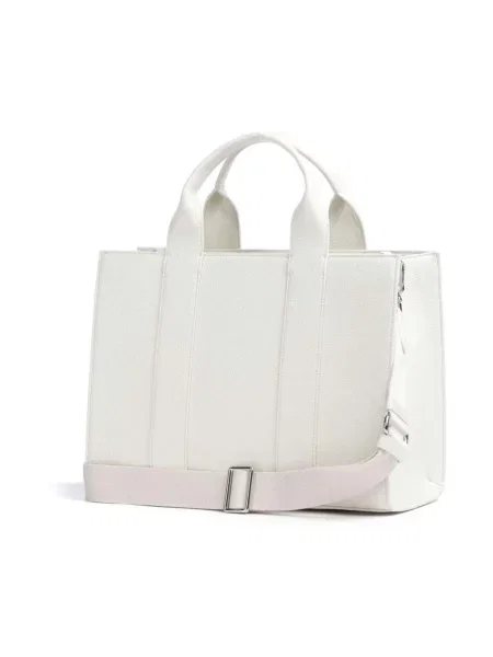 Karl Lagerfeld torebka shopper z imitacji skóry K/RSG MD beżowa