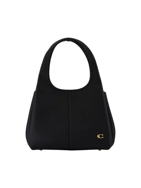 Coach torebka skórzana Lana Shoulder Bag czarna