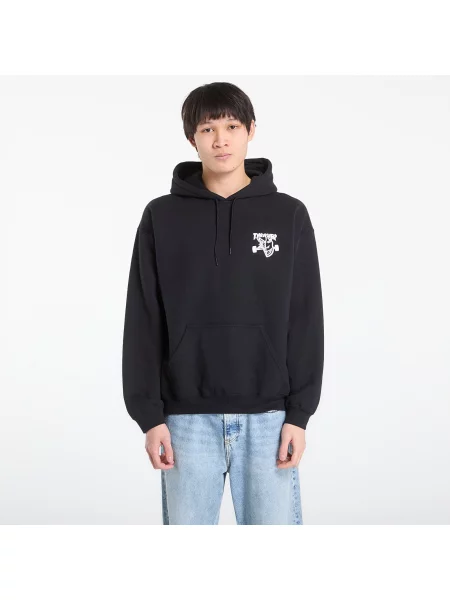 Hanorac cu glugă Thrasher clasic negru