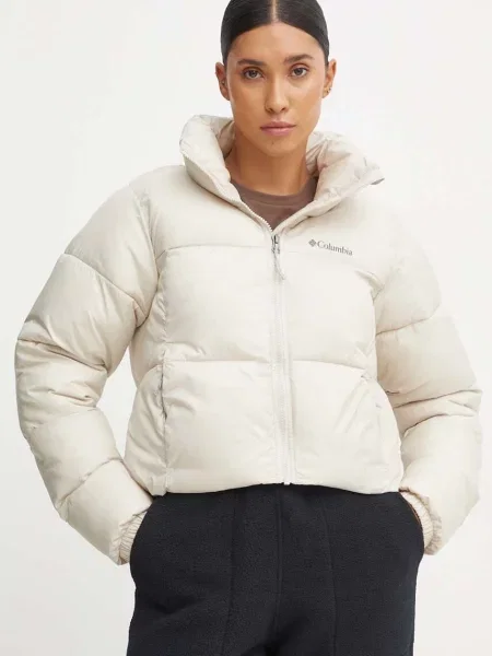 Яке Columbia Puffect Colorblock зимен модел бежово