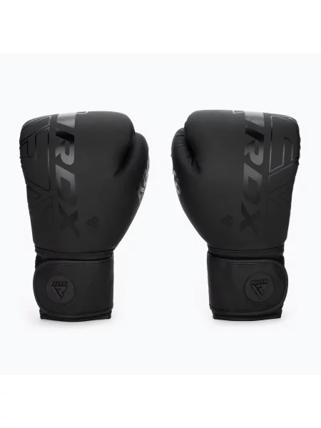 Rękawice bokserskie RDX F6 matte black czarne
