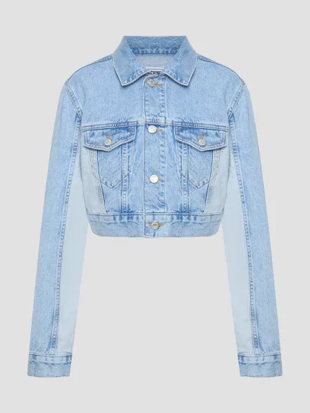 Джинсовая куртка Moschino голубая