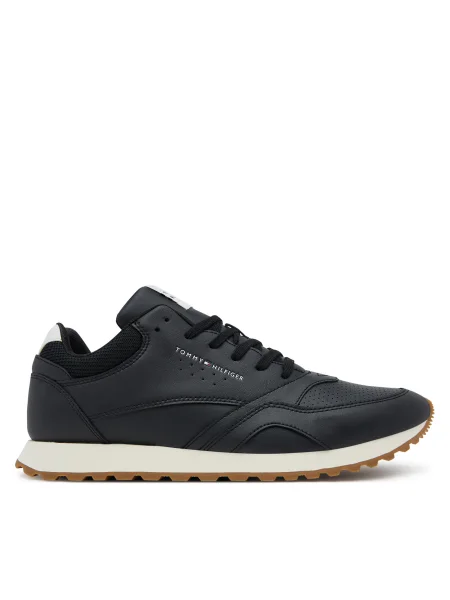 Кожени маратонки Tommy Hilfiger NEW RUNNER EVA LTH ESS мъжки черно