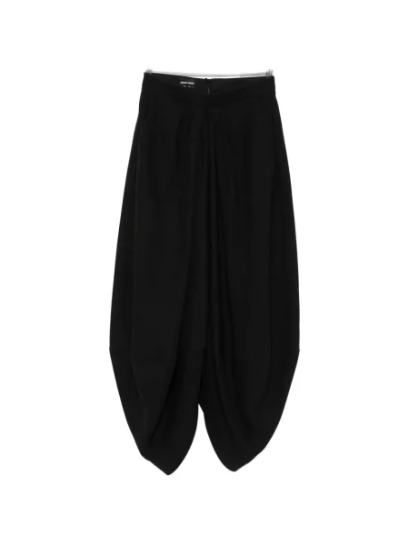 Fustă midi Giorgio Armani drapată negru