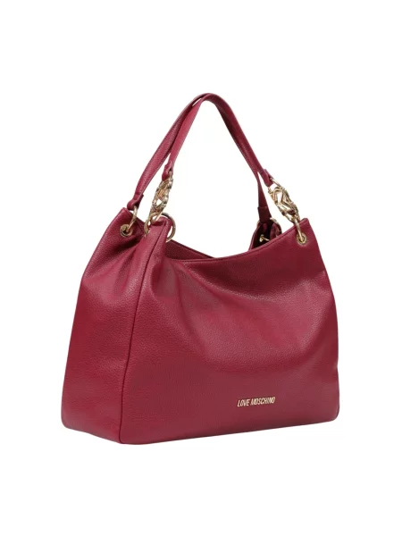 Torebka Love Moschino skórzana fioletowa