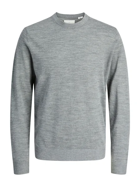 Jack&Jones Pulover Merino gri