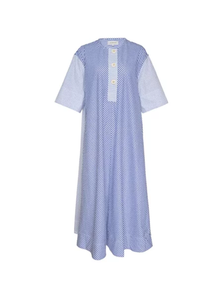 Scurt rochie maxi Lee Mathews cu dungi albastru