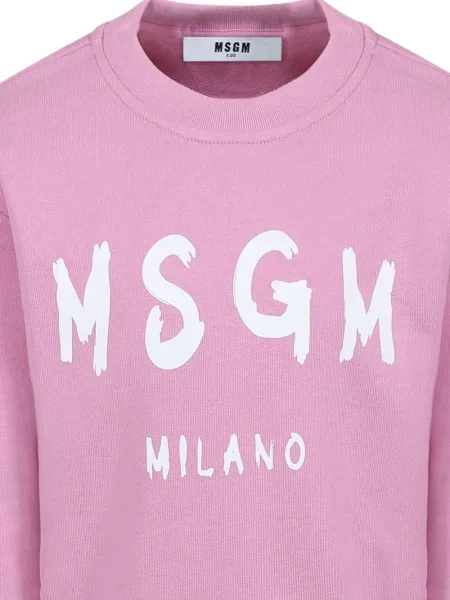 Bluza dziecięca Msgm różowa