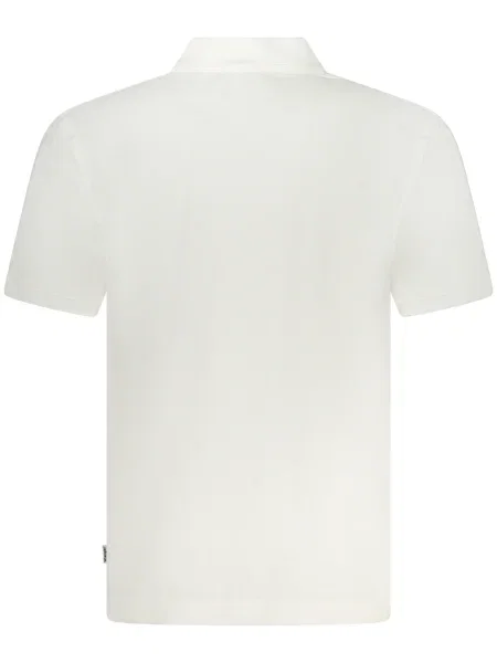 Polo Wrangler cu mâneci scurte alb
