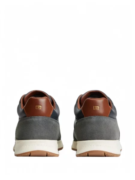 Sneakerși Tommy Hilfiger din piele albastru