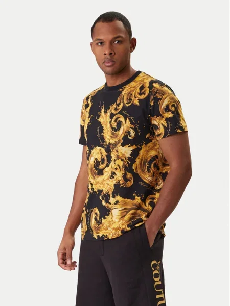 Тениска Versace Jeans Couture черно