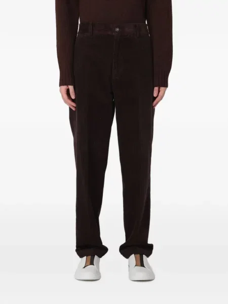 Pantaloni chino Sebago de catifea cord maro
