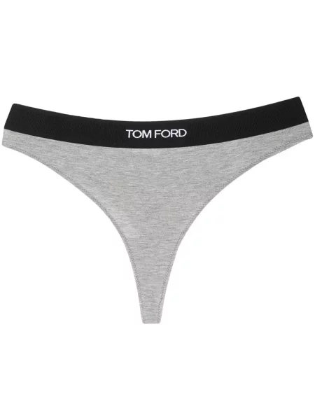 Chiloți tanga Tom Ford gri