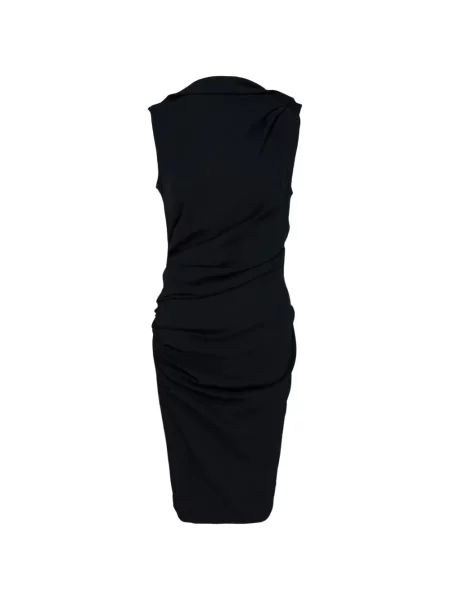 Rochie Club21 Collection fără mâneci drapată negru