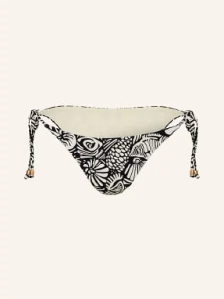Seafolly Trojúhelníkové Bikiny Shells / krémová černá