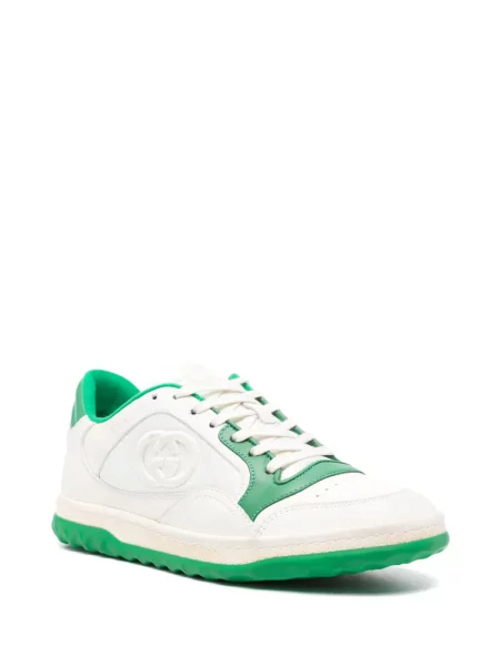Sneakerși Gucci din piele alb