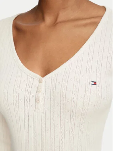Tommy Hilfiger Underwear Pizsama ekrü bézs