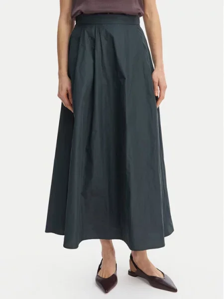 Marella Fustă trapez Eburnea verde