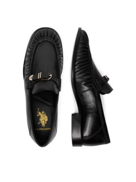 Polo marškinėliai U.s. Polo Assn. juoda