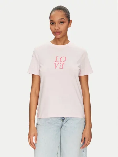 Pieces T-Shirt Skylar różowy