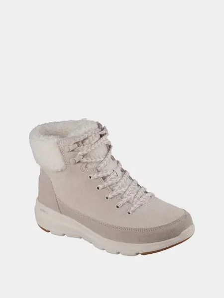 Кожаные ботинки Skechers бежевые