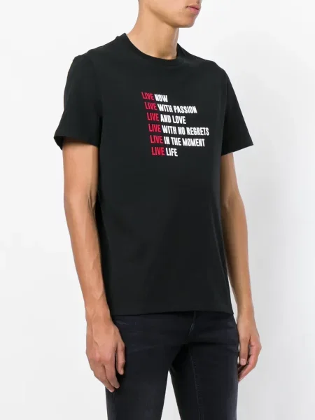 Tricou Neil Barrett cu imagine negru