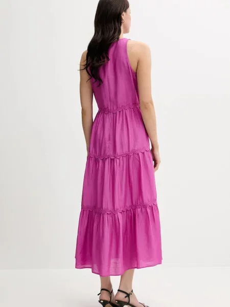 Pedro del Hierro rochie din amestec de in roz