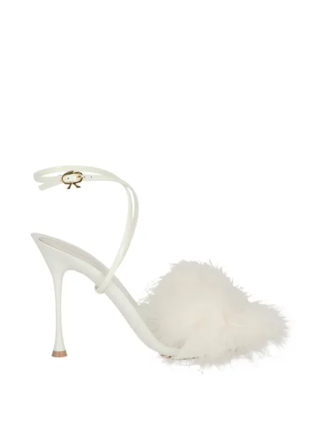 Sandale Gianvito Rossi cu bretele alb