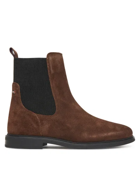 Tommy Hilfiger Ghete Jodhpur Flag Boot Maro negru