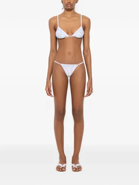 Bikini Pucci cu imagine alb