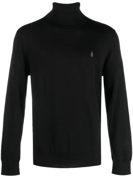 Κιλότα Polo Ralph Lauren κασμίρ με αγκράφα μπλε