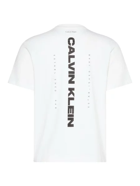 Tricou Calvin Klein Jeans alb