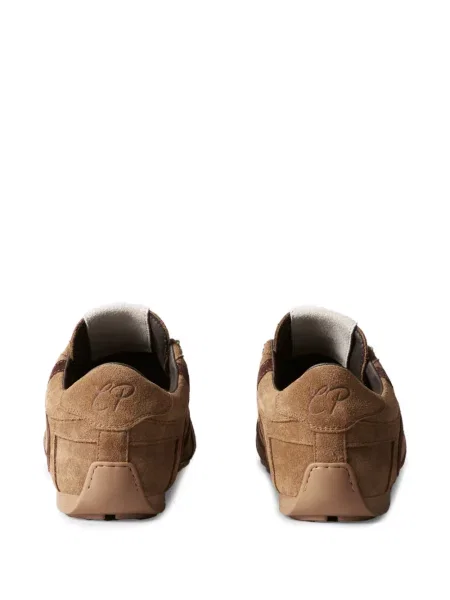 Tenisice Claudie Pierlot s vezicama od brušene kože smeđa