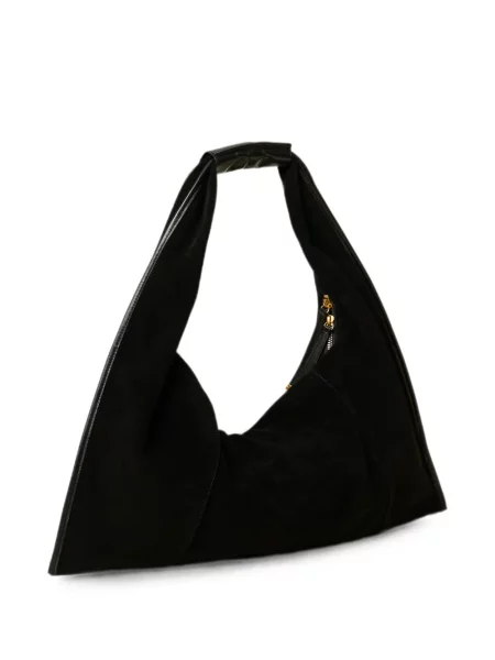 Colier Twinset din piele negru