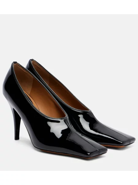 Pantofi cu toc Stella Mccartney din piele negru