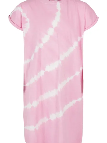 Urban Classics Rochie deschis / alb roz