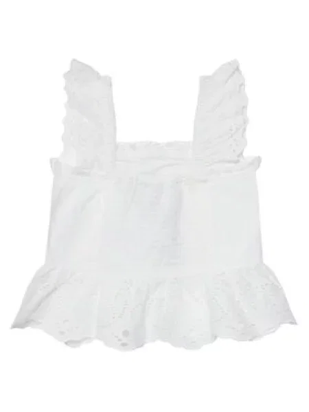 Dětské top Guess bílý