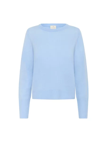 Dzianinowy sweter Kaffe niebieski