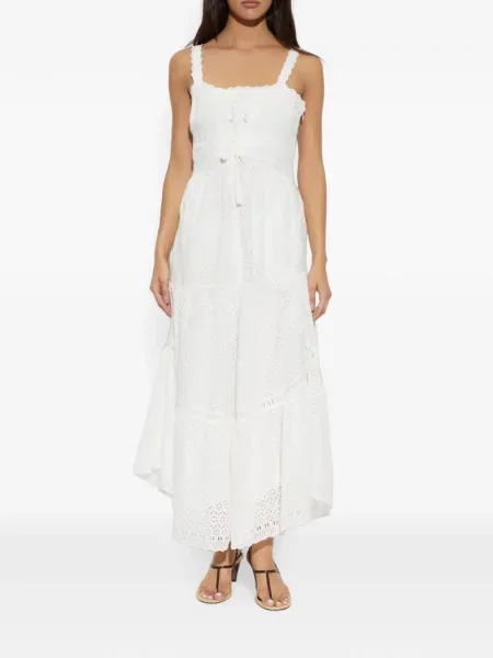 Rochie maxi Ulla Johnson cu broderie alb