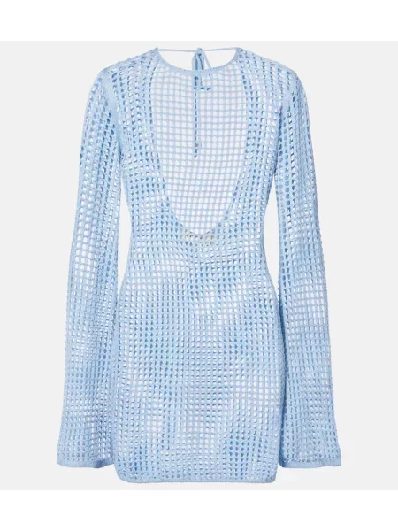 Rochie Bananhot tricotate albastru