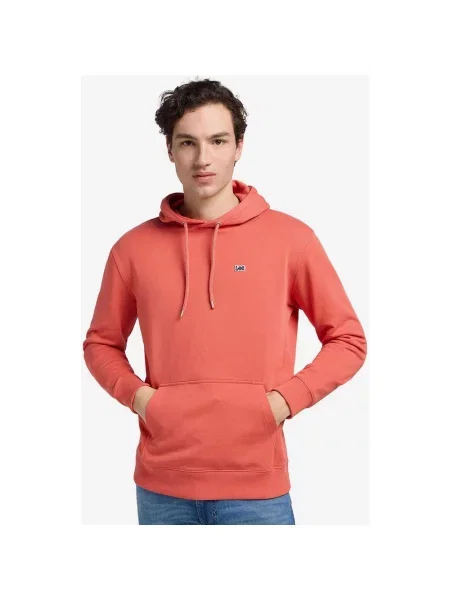 Bluza z kapturem Lee Plain S pomarańczowa
