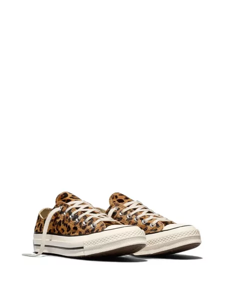 Sneakerși Converse Chuck Taylor All Star cu platformă din piele de căprioară streetstyle negru