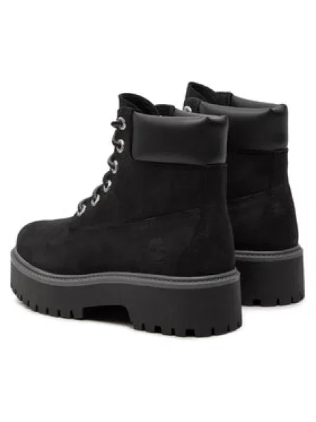 TIMBERLAND Šněrovací kozačky Stone Street' černá