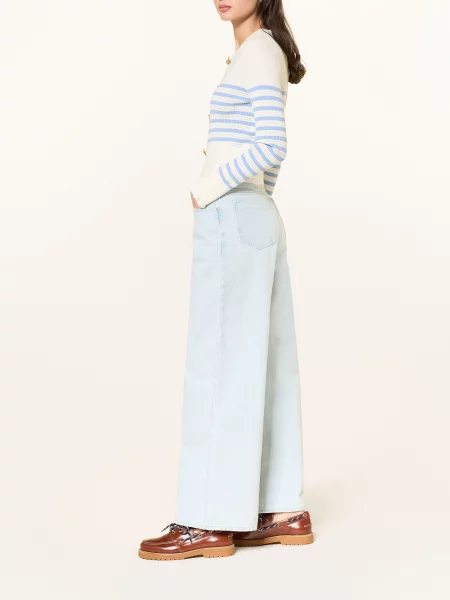 Claudie Pierlot Dżinsy Z Szerokimi Nogawkami Dianebis blau niebieskie