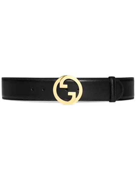 Cu centură curea Gucci negru